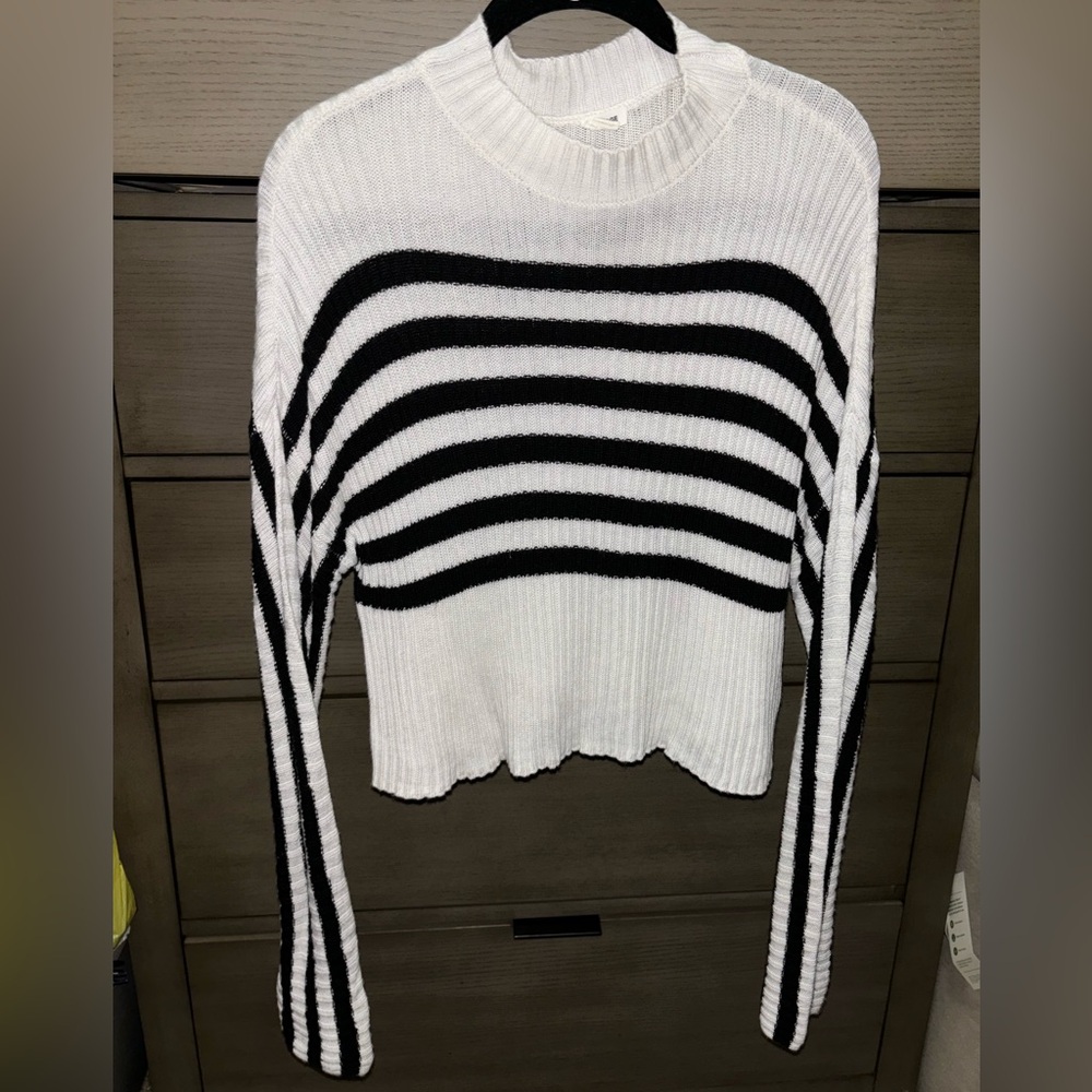 Garage crop striped sweater - size XS
